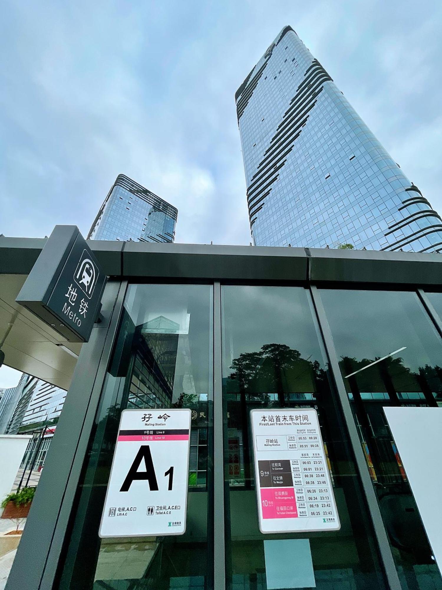 Golden Central Hotel Serviced Residence-Xin Hao E Du Shenzhen Bagian luar foto