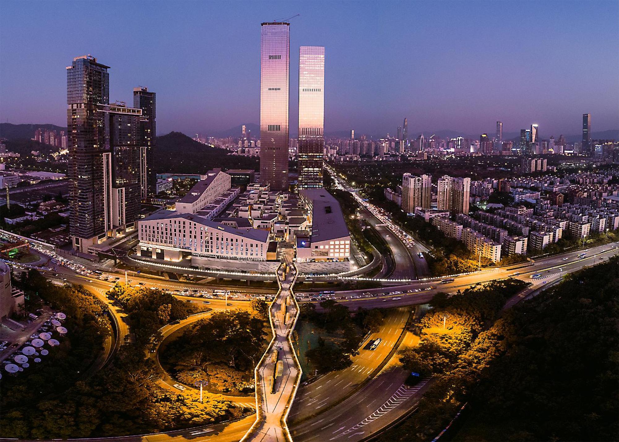 Golden Central Hotel Serviced Residence-Xin Hao E Du Shenzhen Bagian luar foto