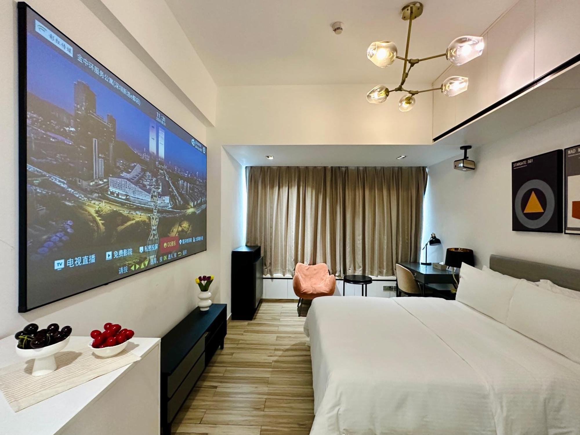 Golden Central Hotel Serviced Residence-Xin Hao E Du Shenzhen Bagian luar foto