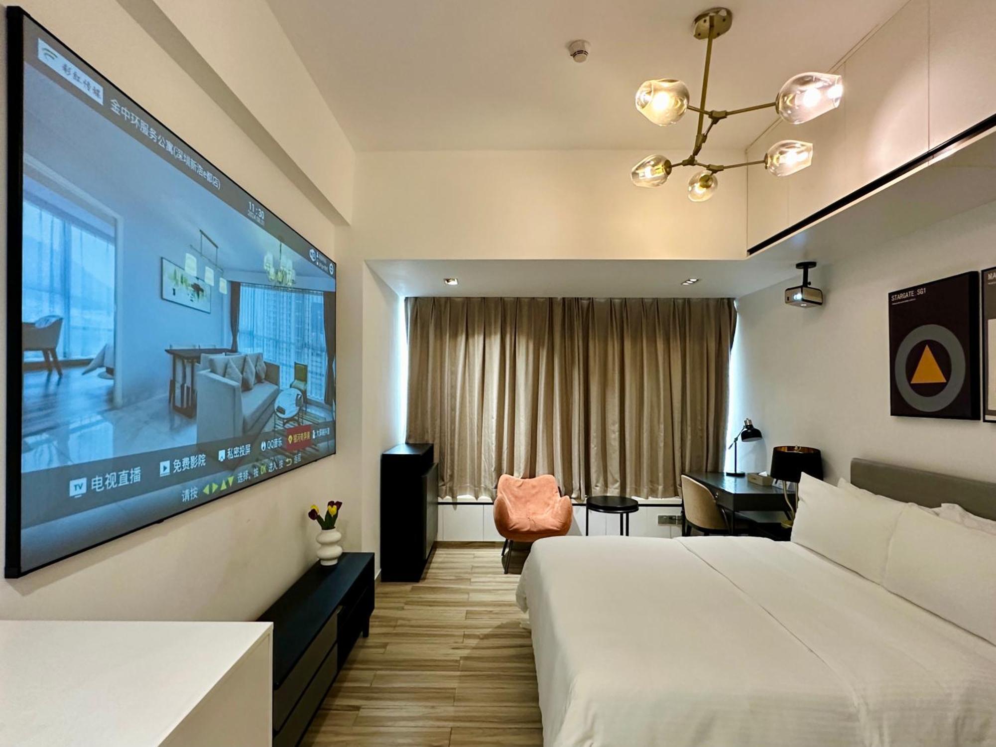 Golden Central Hotel Serviced Residence-Xin Hao E Du Shenzhen Bagian luar foto