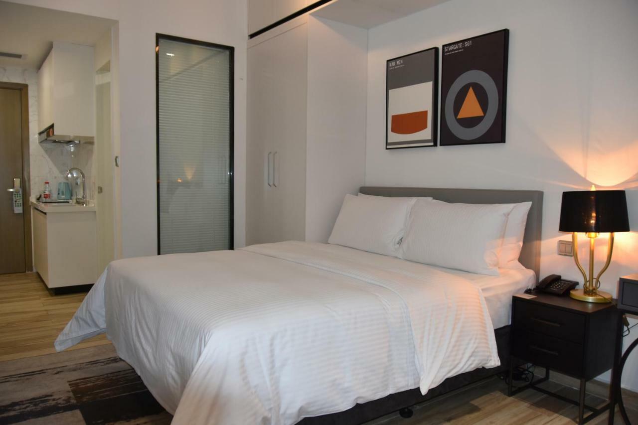 Golden Central Hotel Serviced Residence-Xin Hao E Du Shenzhen Bagian luar foto