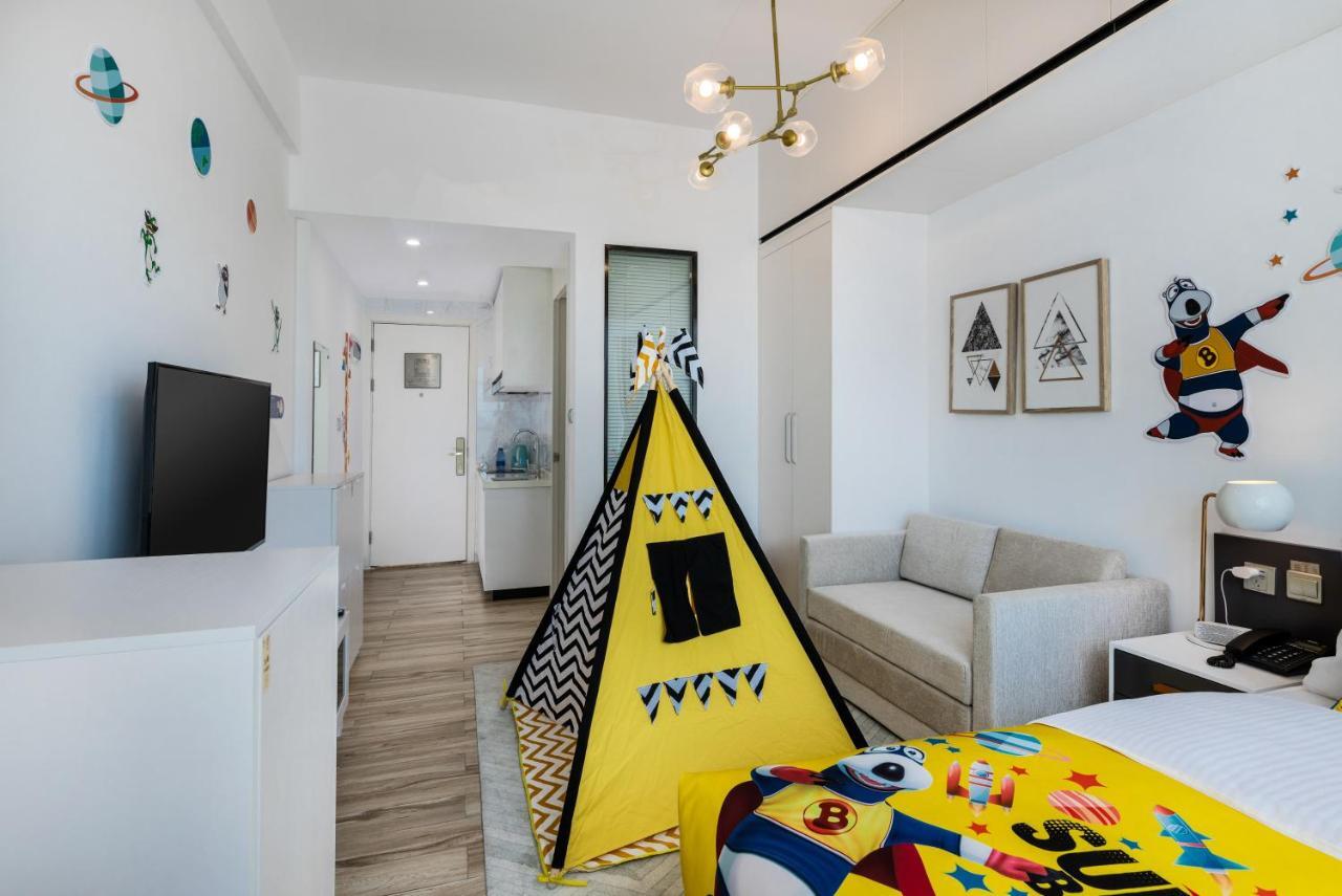 Golden Central Hotel Serviced Residence-Xin Hao E Du Shenzhen Bagian luar foto