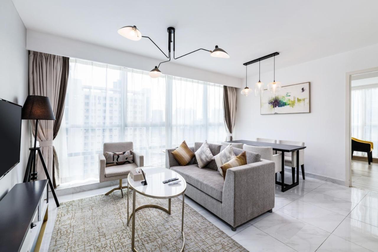 Golden Central Hotel Serviced Residence-Xin Hao E Du Shenzhen Bagian luar foto