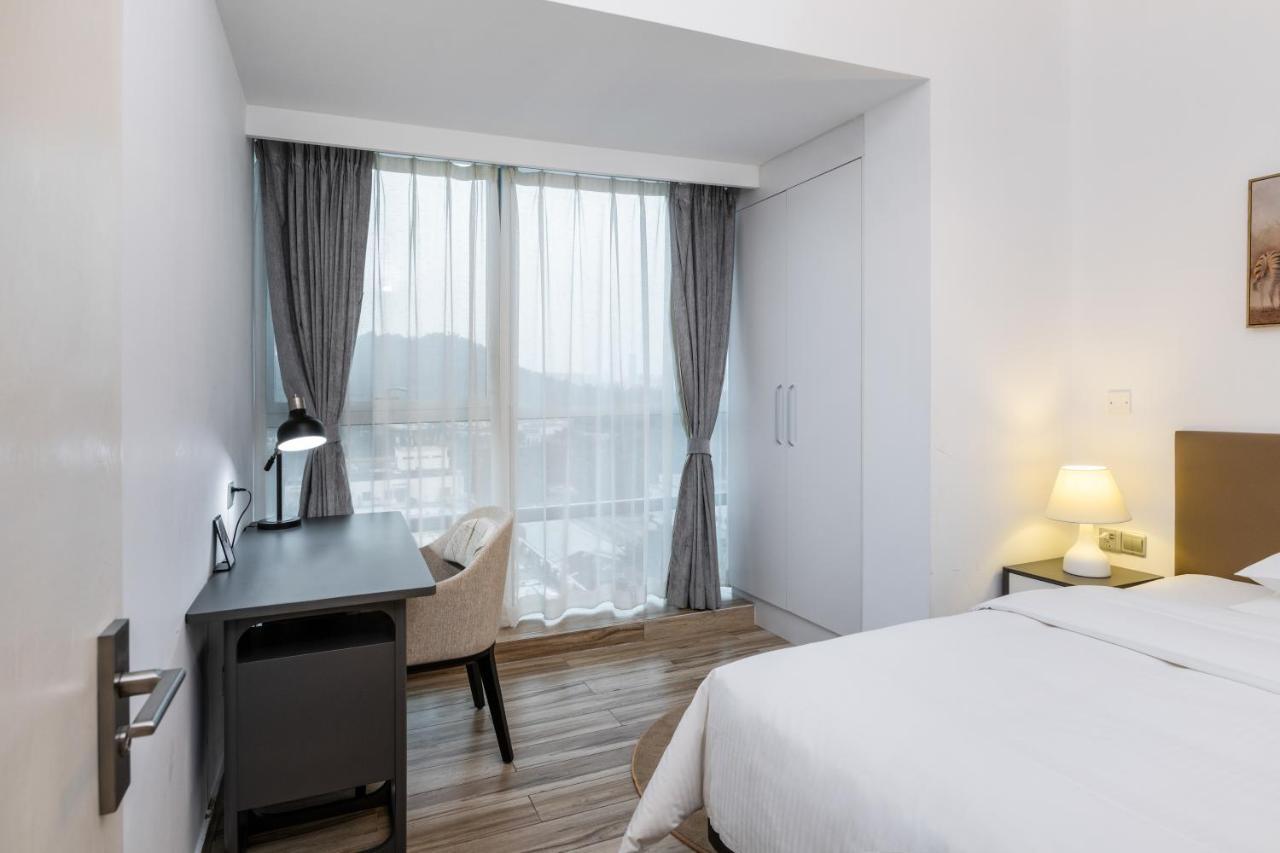 Golden Central Hotel Serviced Residence-Xin Hao E Du Shenzhen Bagian luar foto