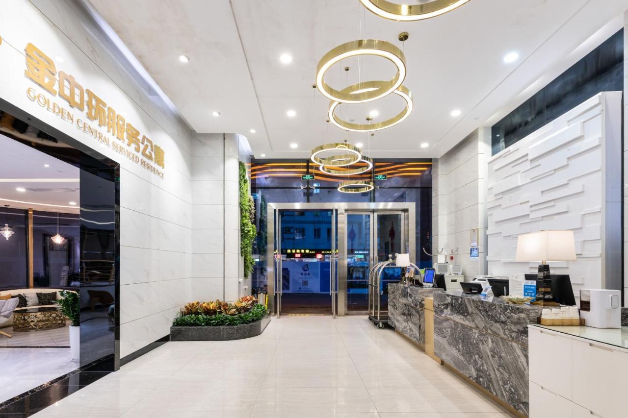 Golden Central Hotel Serviced Residence-Xin Hao E Du Shenzhen Bagian luar foto